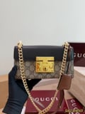 Gucci Moonlight Box Black Flap Shoulder Underarm Bag with box