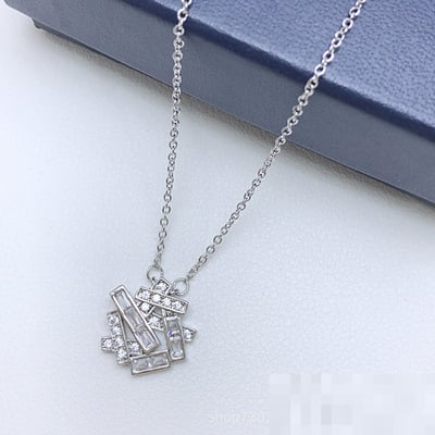 Necklace Diamond-Set Choker Necklace Minimalist Necklace Factory Direct