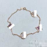 26 New LLV Floral White Diamond-Set Bracelet Floral Bracelet Versatile