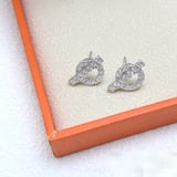 Zircon Stud Earrings Red Earrings Wholesale