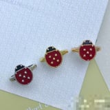New European Style Yellow Copper Gold Ring Fashion Open