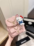Chanel duma sheepskin backpack with box