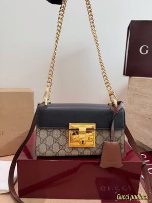 Gucci Moonlight Box Black Flap Shoulder Underarm Bag with box