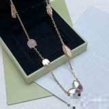 VAN CLEEF 26 15 Floral Necklace Purple Necklace Factory Wholesale Necklace