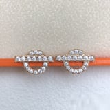 Zircon Stud Earrings Red Earrings Wholesale