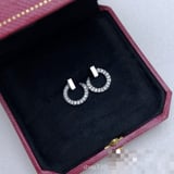 New Premium Stud Earrings Diamond-Set Earrings Cross-border Best Seller Fashion Minimalist