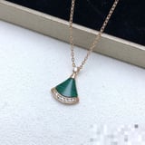 Premium Necklace Choker Necklace White Red Pendant