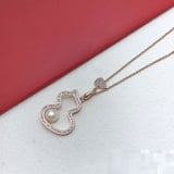 New Diamond-Set Pearl Pendant Necklace Fashion Minimalist Choker Necklace Factory Direct