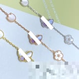 New Purple Bracelet lucky Fashion high quality jewelryVAN CLEEF
