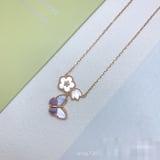 23 New Purple Floral Necklace Floral Ladies Jewelry Fashion Minimalist