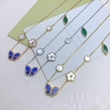 Premium Floral luck Necklace Rose Gold Floral Necklace Factory Direct Wholesale