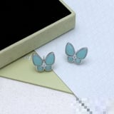New Blue Stud Earrings Fashion Minimalist Direct