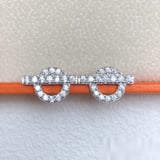 Zircon Stud Earrings Red Earrings Wholesale