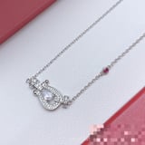 New Vintage Diamond-Set Necklace Fashion Choker Necklace Pendant