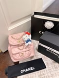 Chanel duma sheepskin backpack with box