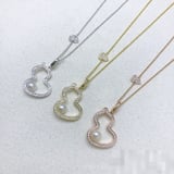 New Diamond-Set Pearl Pendant Necklace Fashion Minimalist Choker Necklace Factory Direct