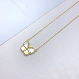 VAN CLEEF New Premium Yellow White Necklace Fashion Minimalist Ladies Jewelry Factory Direct
