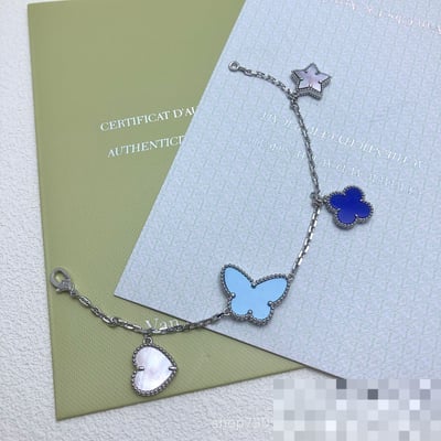 Bracelet Blue Fashion Floral Versatile Minimalist Bracelet