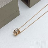 Premium Chanel Necklace Fashion Versatile Diamond-Set Gold Choker Necklace Factory Wholesale