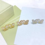 New Premium van cleef Gold Stud Earrings Fashion Minimalist Direct Versatile