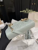 Folding box Dior Classic Lady Dior Dress Bag Soft Sheepskin + Light Gold Metal Chain