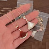 European Style Necklace White Red Pendant Choker Necklace Jewelry