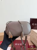 Gucci Ophidia Mini Backpack/Backpack Beige and ebony GG with brown leather, adjustable shoulder strap gift box packaging