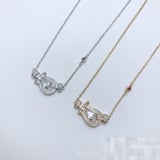 New Vintage Diamond-Set Necklace Fashion Choker Necklace Pendant