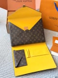 Louis Vuitton Monogram ​​Floral Canvas+Yellow Leather WITH BOX