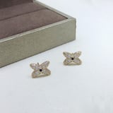 26 New Blue x Stud Earrings X Pearl Earrings Jewelry