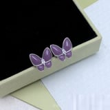 van cleef Purple Stud Earrings Fashion Earrings Jewelry