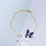 van cleef Blue Bracelet Blue White Minimalist Korean Style Fashion Factory Wholesale high quality jewelryVAN CLEEF