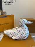 Louis Vuitton Nigo co-branded duck bag with box