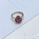 New European Style Yellow Copper Gold Ring Fashion Open