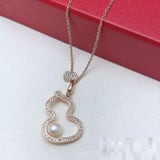 New Diamond-Set Pearl Pendant Necklace Fashion Minimalist Choker Necklace Factory Direct
