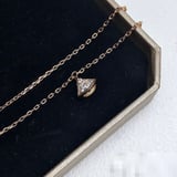V Gold Bracelet Diamond-Set New White Bracelet Pendant