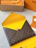 Louis Vuitton Monogram ​​Floral Canvas+Yellow Leather WITH BOX