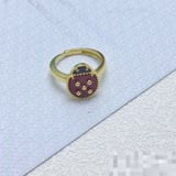 New European Style Yellow Copper Gold Ring Fashion Open