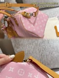 Top Two-Box Packaging Contrasting Embroidered Dustproof Cloth Bag Louis Vuitton Speedy 30 P9 Limited Edition Pillowcase