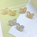 New Premium van cleef Gold Stud Earrings Fashion Minimalist Direct Versatile