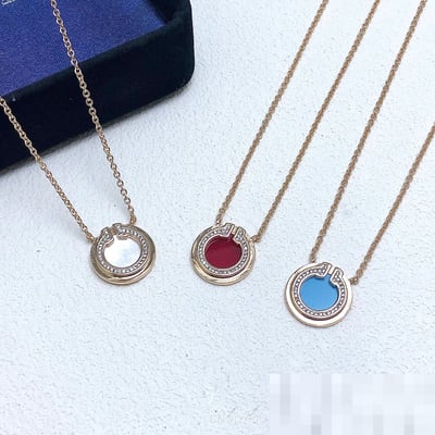 Tiffany Pendant Diamond-Set White Choker Necklace Fashion Pendant