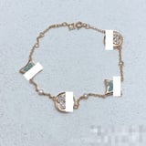 26 New LLV Floral White Diamond-Set Bracelet Floral Bracelet Versatile