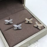 26 New Blue x Stud Earrings X Pearl Earrings Jewelry