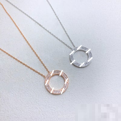 New Cartier Diamond-Set Necklace Versatile Choker Necklace