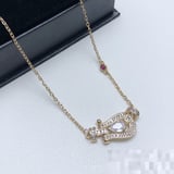 New Vintage Diamond-Set Necklace Fashion Choker Necklace Pendant