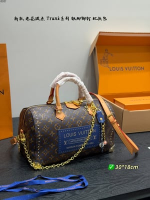 Louis Vuitton Floral Polka Dot Pillowcase Trunk Collection with box