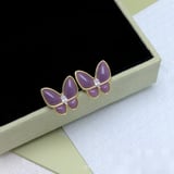 van cleef Purple Stud Earrings Fashion Earrings Jewelry
