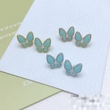 New Blue Stud Earrings Fashion Minimalist Direct