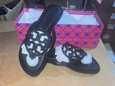 TB Flat Slippers in stock