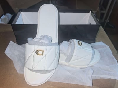 Coach Flat Flip Flops in stock
